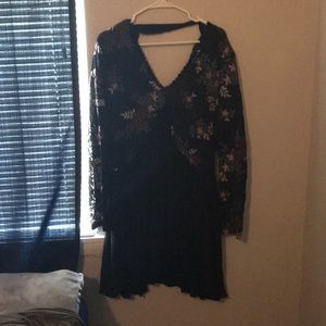 Chelsea and violet lace overlay dress